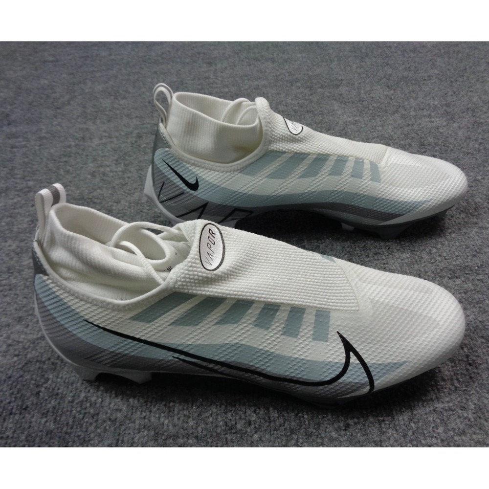 Nike Vapor Edge Pro 360 Cleats Men's 11.5 White Black Silver Football DQ3670